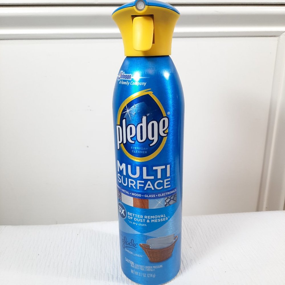 Pledge Multi Surface Spray Glade Sheer Linen Granite Metal Wood Glass electronic